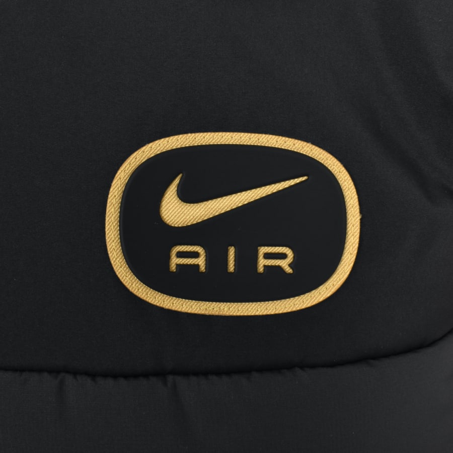 Nike black and gold jacket shop